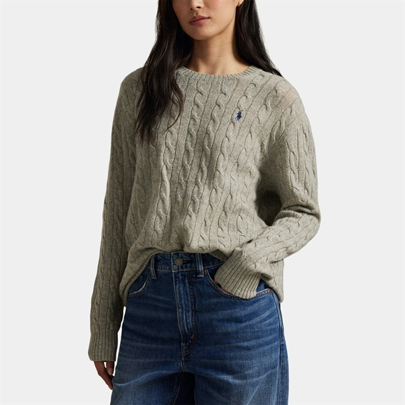 Polo Ralph Lauren Wool-Cashmere Sweater, Light Vintage Heather